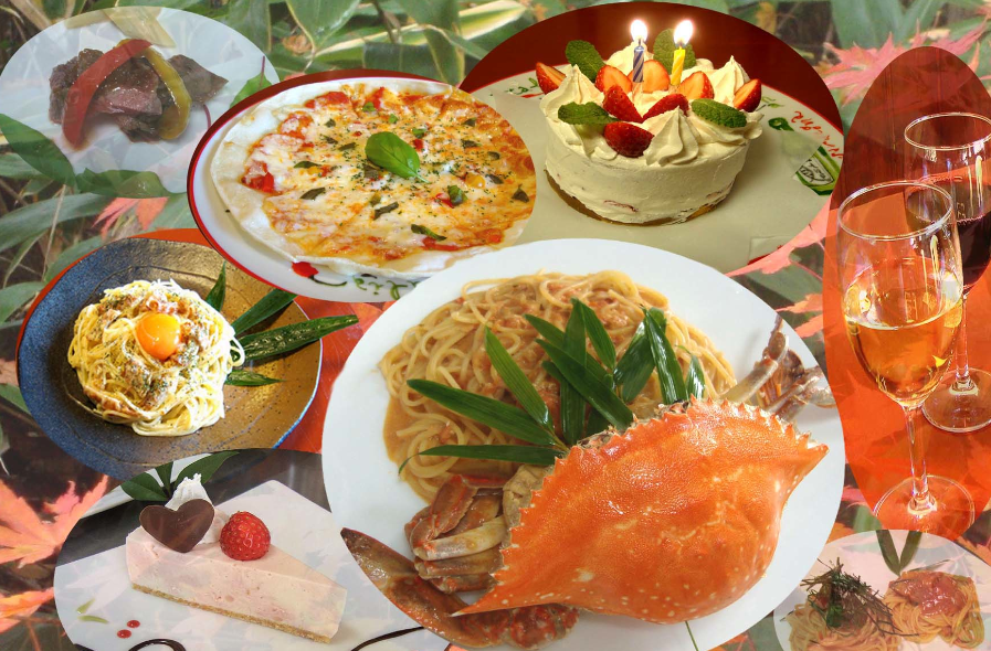 カキと地中海野菜のクリームパスタ